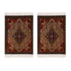 Vintage Persian Qom Jalili Rug (Classical Traditional Floral Medallion) - Red Kork Wool