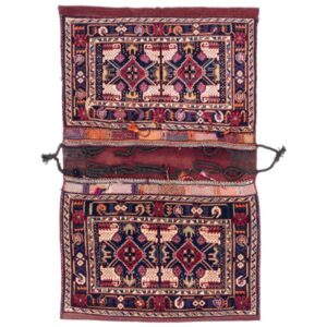 Vintage Persian Saddle Bag – Handwoven & Second-Hand Tōbrag