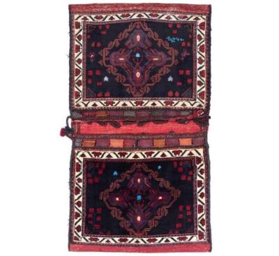Vintage Persian Saddle Bag – Handwoven & Second-Hand Tōbrag 102268