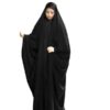 Classic Black Overhead Hijab – Traditional Persian Chador Cloak