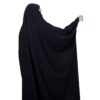 Premium Crepe Black Chador – Full Coverage Islamic Overhead Abaya