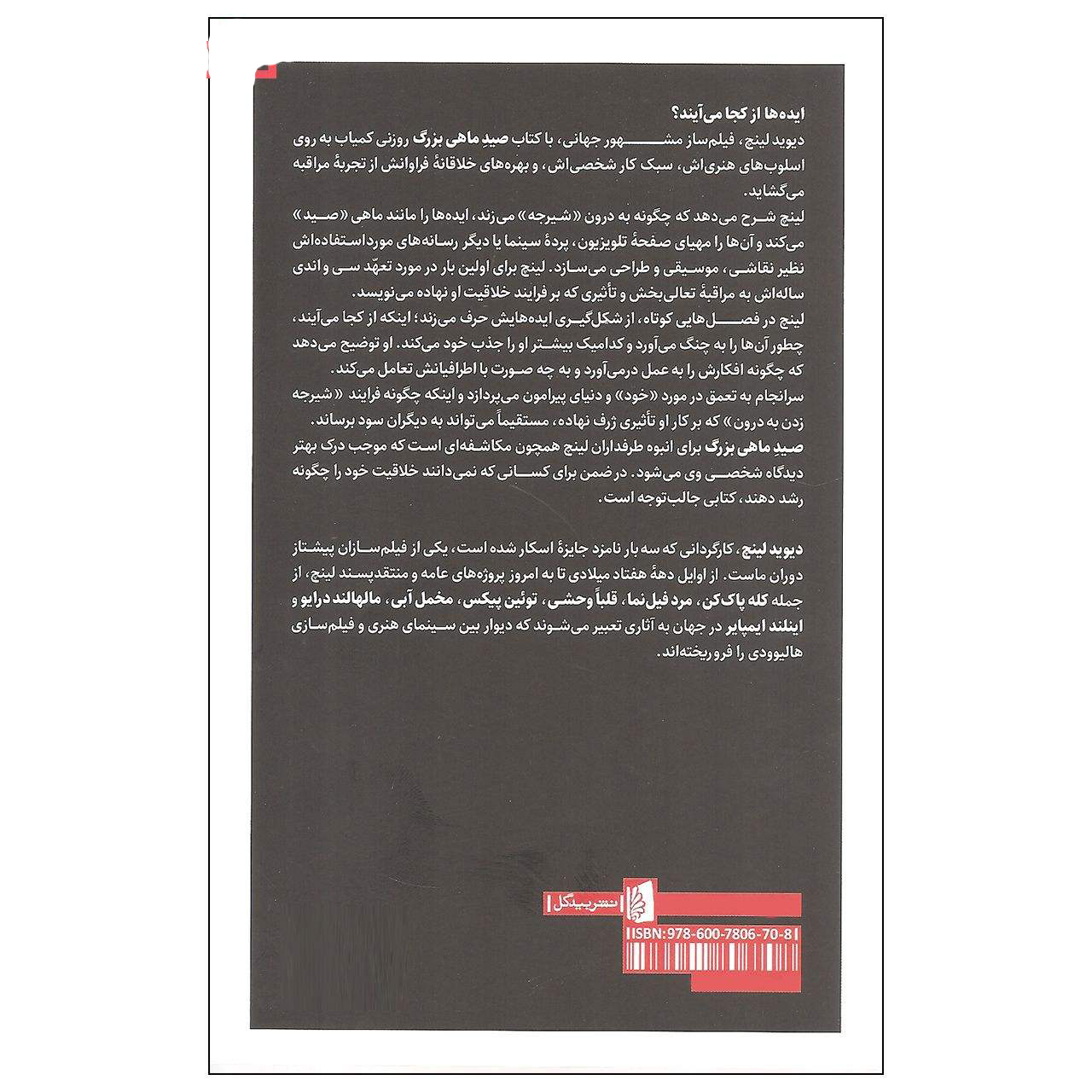 Catching the Big Fish Book by David Lynch (Farsi)