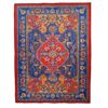 Persian Wool Felt Rug - Haris II Model Blue Floral