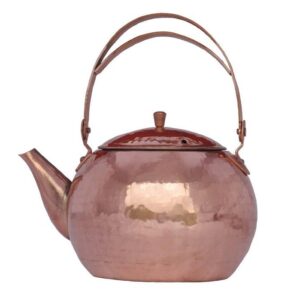 Hammered Persian Copper Tea Kettle – Traditional Yas Model