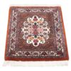 Hand-Knotted Silk & Wool Tablecloth - Bidjar Persian Carpet Motif