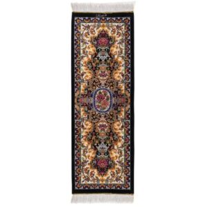 Hand-Knotted Silk Runner Tablecloth – Golden Garden Cream