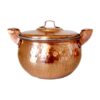 Persian Copper Cookware Set - Traditional Hammered Style (4-Piece Set)