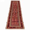 Vintage Sirjan Wool Kilim Runner - Handwoven Animal Motif Design