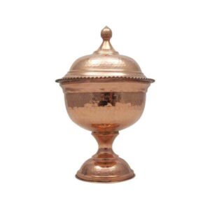 Handcrafted Persian Copper Sugar Bowl with – Hammered Diana