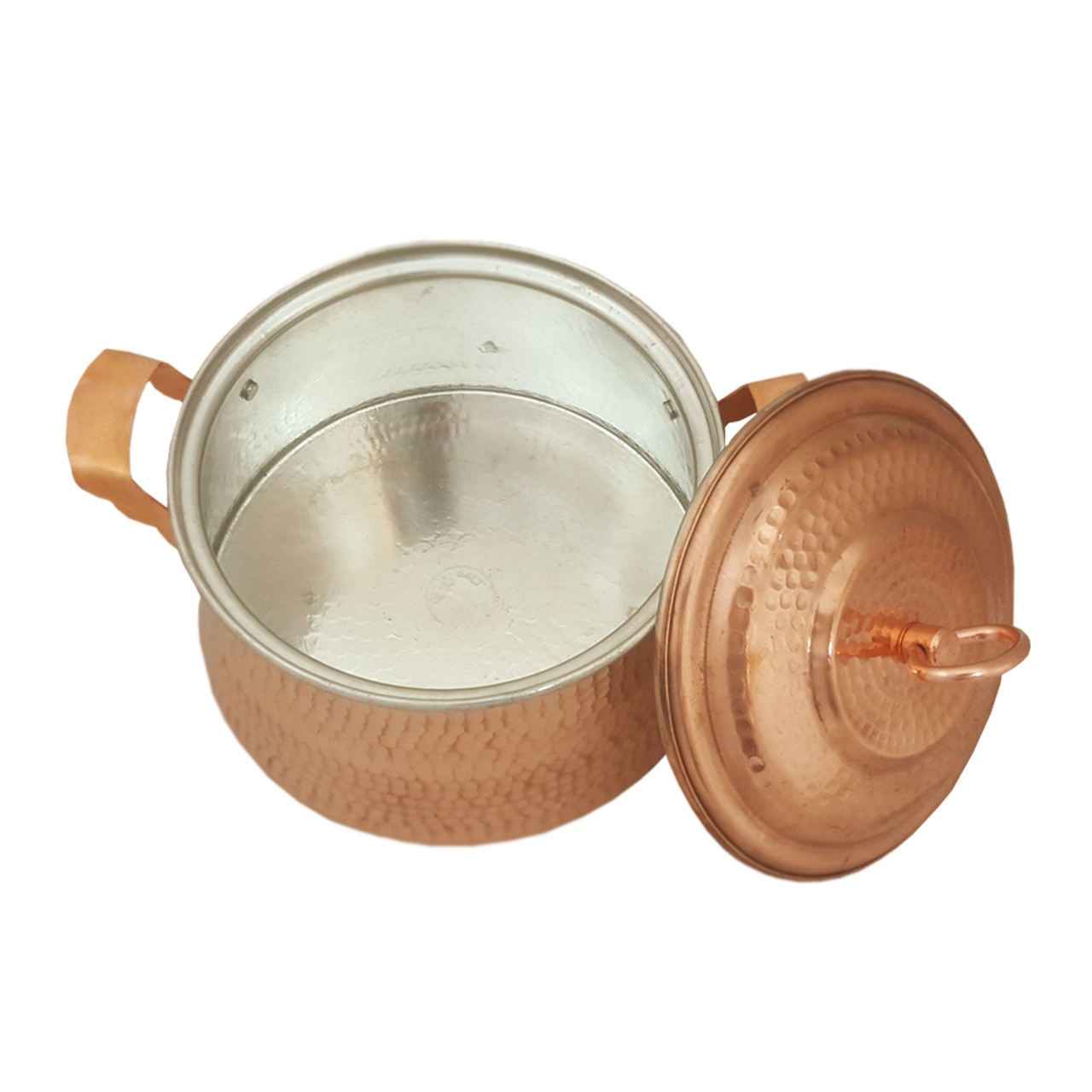 Persian Copper Cooking Pot – Traditional Hammered Artisan Style, Base