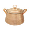 Persian Copper Cooking Pot - Traditional Hammered Artisan Style, Base