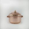 Persian Copper Cooking Pot - Traditional Hammered Artisan Style, Size 2