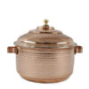 Persian Copper Cooking Pot - Traditional Hammered Artisan Style, Size 2