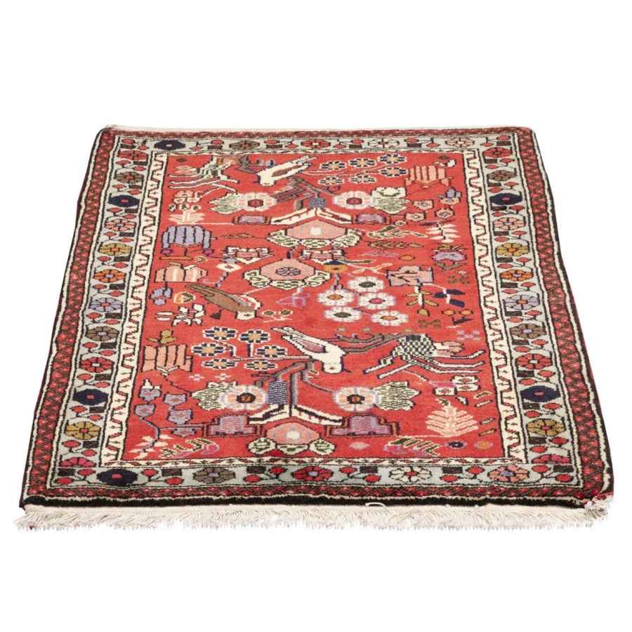 Authentic Persian Prayer Rug Hand-Knotted & Luxurious Sajada Flowers