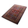 Hand-Knotted Persian Karen Rug (Intricate Tribal Geometric Medallion) - Blue Kork Wool
