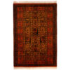 Hand-Knotted Persian Vista Rug (Tribal Bakhtiari Garden Panel) - Orange Silk & Wool