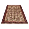 Hand-Knotted Persian Sirjan Rug (Tribal All-over Geometric Pattern) - Cream Wool