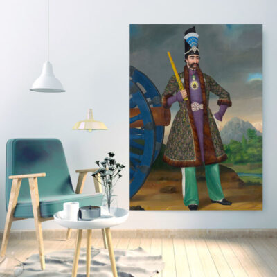 King of Iran Persian Wood Print Wall Art – Art Painting