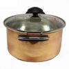 Persian Copper Cookware Set - Traditional Hammered 3-Piece Set, Model 2030