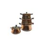 Persian Copper Cookware Set - Traditional Hammered 4-Piece Set, Tala