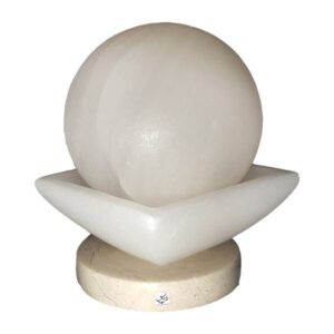 Persian Globe Salt Lamp – Handcrafted Mahtab Design
