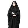 Sadafi Design Black Chador Abaya – Full Coverage Islamic Gown
