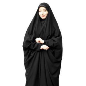 Sadafi Design Black Chador Abaya – Full Coverage Islamic Gown
