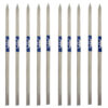 Set of Ten Steel Skewers (17 cm) for Chicken Kebab and Grilling