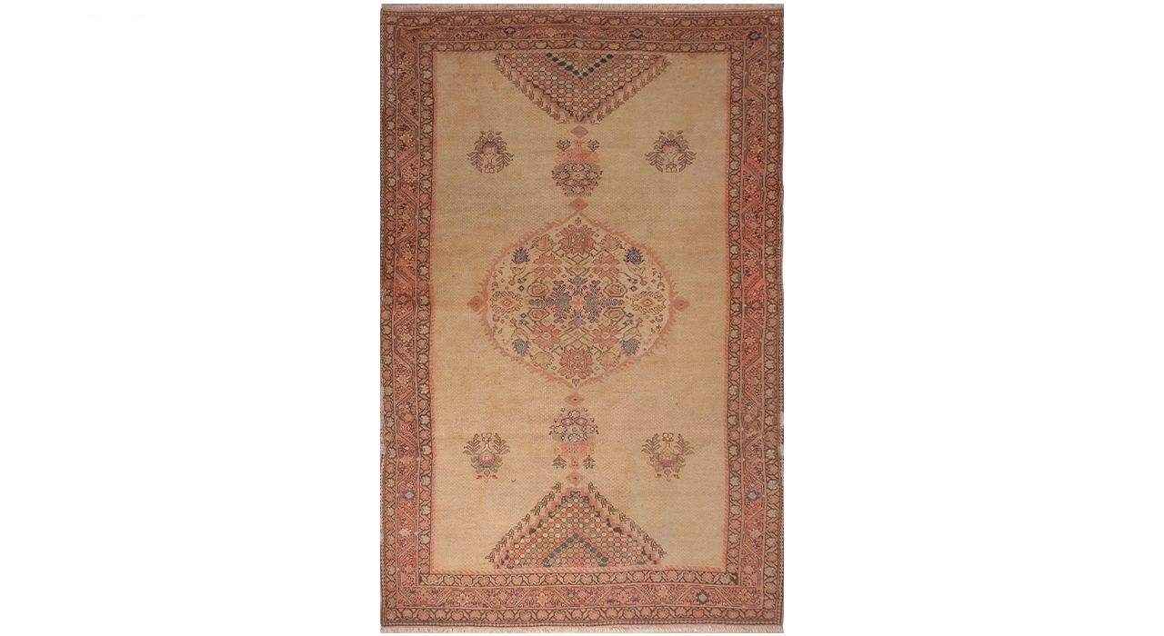Traditional Haris Medallion Kilim Rug – Vintage Handwoven Wool Blend