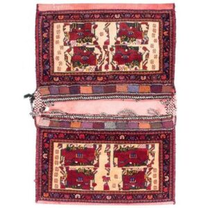 Vintage Persian Saddle Bag – Handwoven & Second-Hand Tōbrag 102273