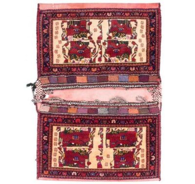 Vintage Persian Saddle Bag – Handwoven & Second-Hand Tōbrag 102273