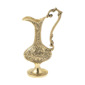 Decorative Brass Pitcher Handcrafted Indian Engraved Boronze