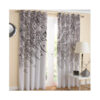 Persian Eyelet Curtain Printed Velvet Calligraphy