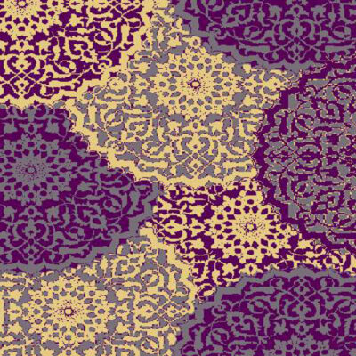 Golbaft Persian Single Bed Blanket Model Ambous