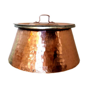 Persian Copper Cooking Pot – Traditional Hammered Artisan Style, Ahmadi