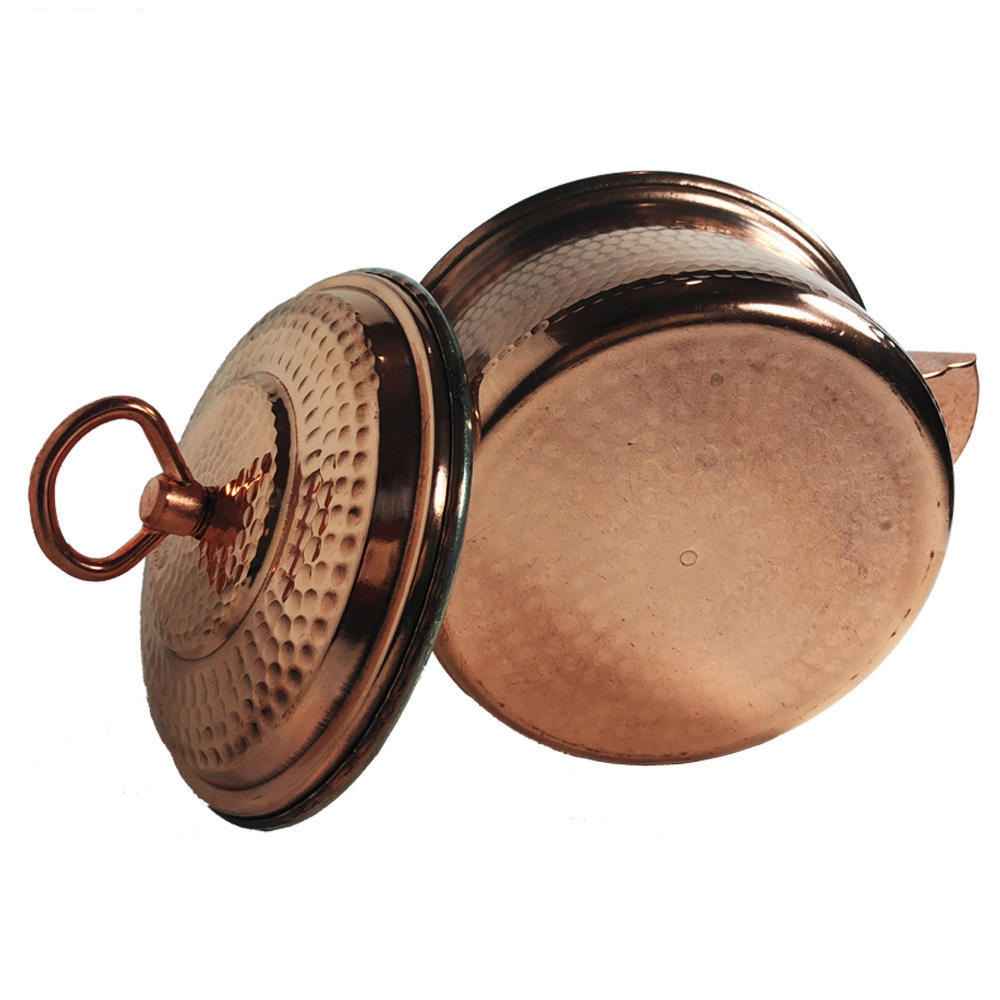 Persian Copper Cooking Pot – Traditional Hammered Artisan Style, Vira