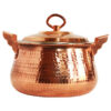 Persian Copper Cooking Pot - Traditional Hammered Artisan Style, Vira