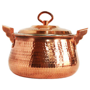 Persian Copper Cooking Pot – Traditional Hammered Artisan Style, Vira