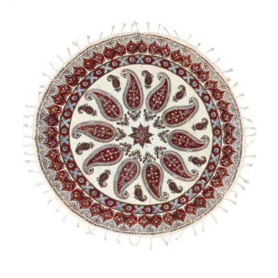 Persian Tablecloth: Isfahan's Traditional Kalamkari Block Print Atriyan
