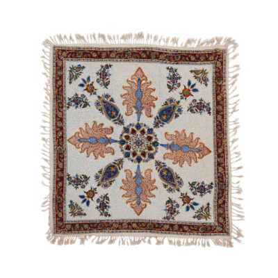 Persian Tablecloth: Isfahan's Traditional Kalamkari Block Print Flower