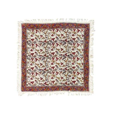 Persian Tablecloth: Isfahan's Traditional Kalamkari Block Print Flowers