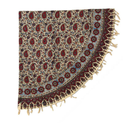 Persian Tablecloth: Isfahan's Traditional Kalamkari Block Print Mahsan