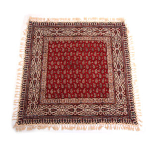 Persian Tablecloth: Isfahan’s Traditional Kalamkari Block Print Yellow