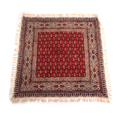 Persian Tablecloth: Isfahan's Traditional Kalamkari Block Print Yellow