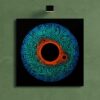 Persian Wooden Poster Print - Calligraphy Eyes Wall Art