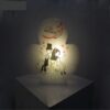 Persian Clover Salt Lamp - Eshgh Calligraphy Design