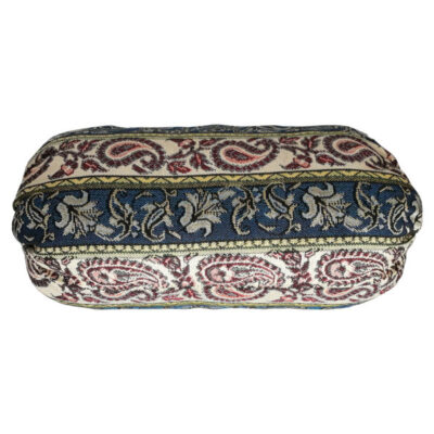 Traditional Persian Cylindrical Bolster Pillow with Elegant Termeh Fabric