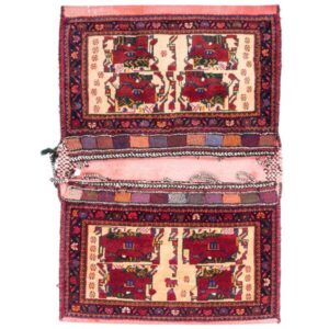 Vintage Persian Saddle Bag – Handwoven & Second-Hand Tōbrag 102273