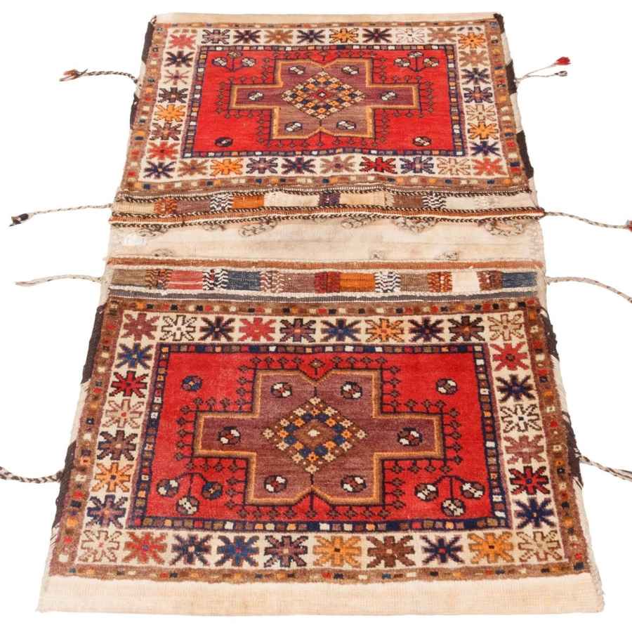 Vintage Persian Saddle Bag – Handwoven & Second-Hand Tōbrag 187411