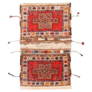 Vintage Persian Saddle Bag – Handwoven & Second-Hand Tōbrag 187411